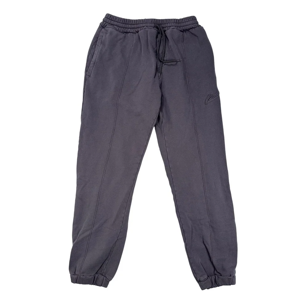 Prevu Studio London Mens Joggers Sweatpants Purple Grey‎ Size Large 100% Cotton